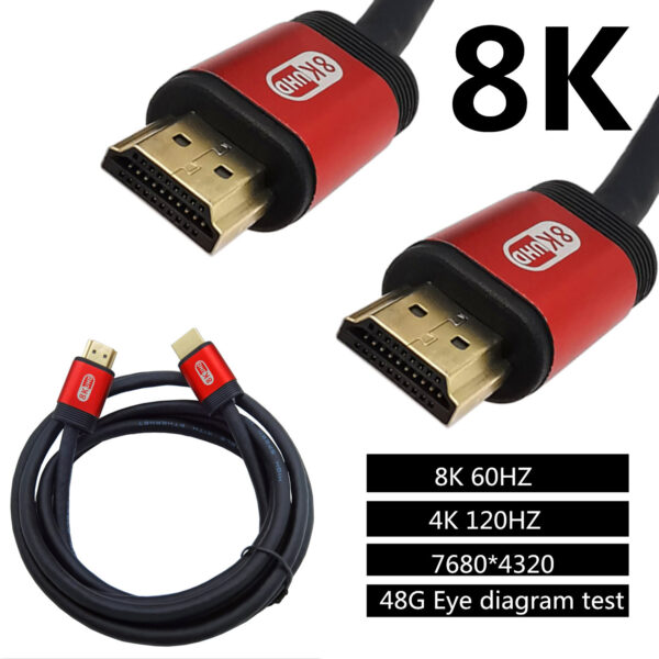 8K Ultra HD 2.1V 48Gpbs HDMI Cable