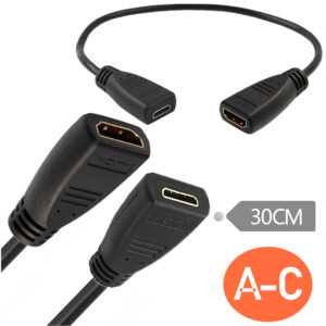 Female to Female Mini HDMI Adapter Cable