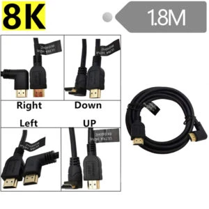 90° Angle HDMI 2.1 Cable