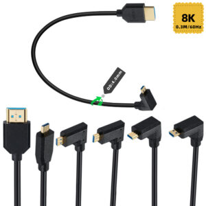 2.1 8K Micro HDMI to HDMI Cable