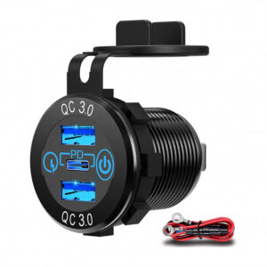 12V/24V USB Boat Car Fast Charger