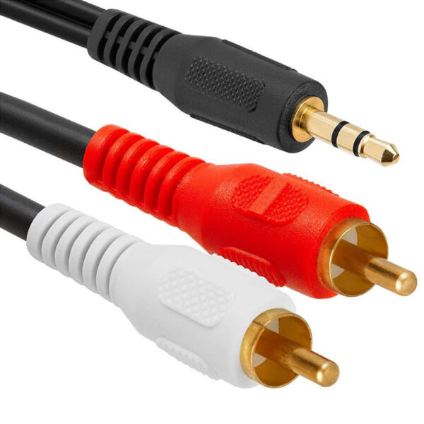 3.5mm Male Stereo to 2 Male RCA Audio Cable