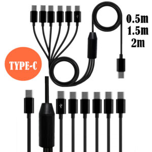 USB Y-Splitter Cable Connector Adapter