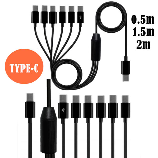 USB Y-Splitter Cable Connector Adapter