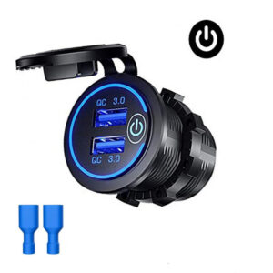 Dual USB Car Charger Socket 12v