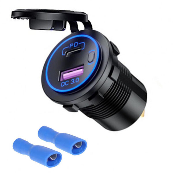 12v USB Outlet Marine Car Charger