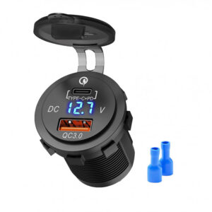 12V USB Socket Waterproof Car Charger